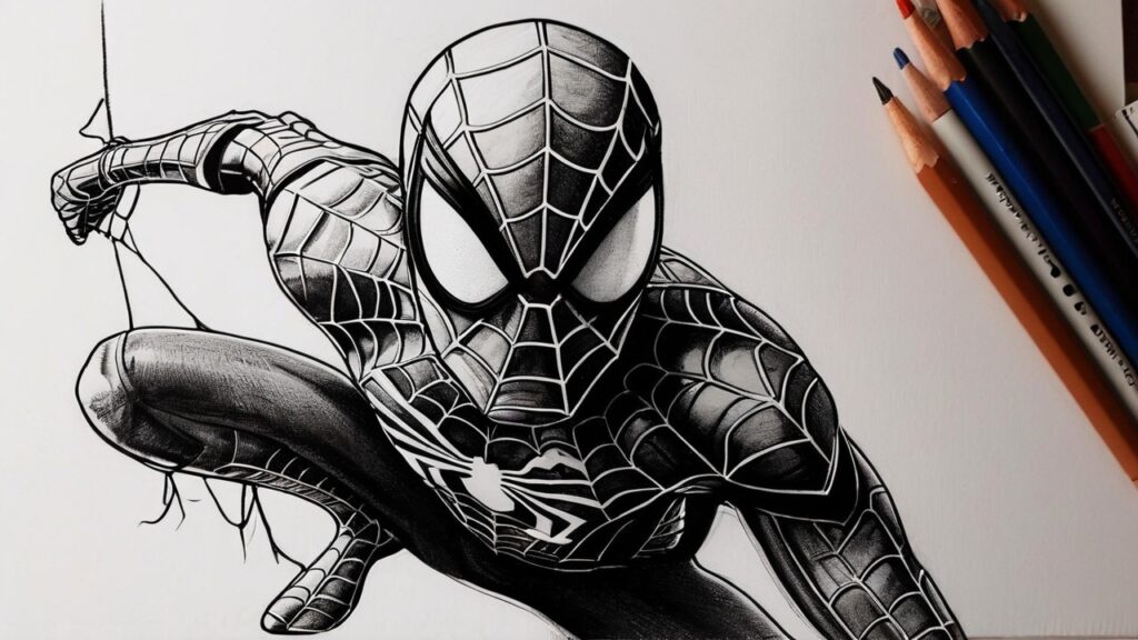 drawing:7barsug8u0w= spiderman